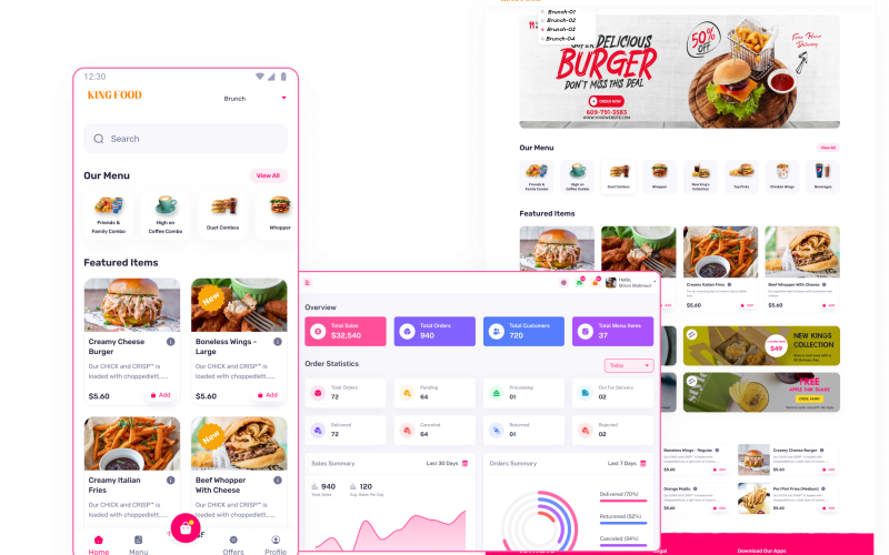 Food Ordering Website